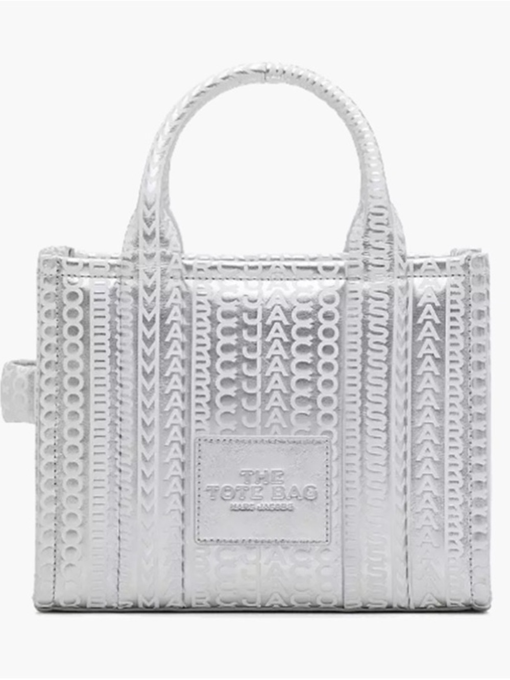 Marc Jacobs White Embossed Mini Tote